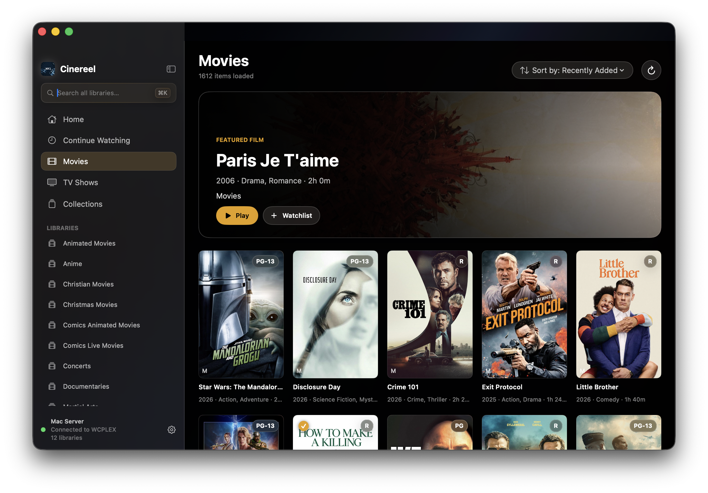 CineReel on Mac